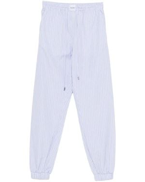 The Attico Stripe Pull Pants - White