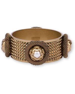 Moschino Bracciale Con Dettaglio 3D - Marrone