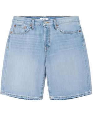 RE/DONE The Thrasher Denim Shorts - Blue