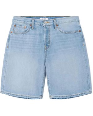 RE/DONE The Thrasher Denim Shorts - Blauw
