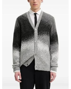 Desigual Melierter Ombré-Cardigan - Grau