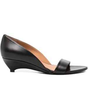 Jil Sander Leather Sandals - Black