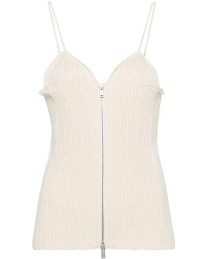 Jil Sander Cotton Rib Knit - Natural