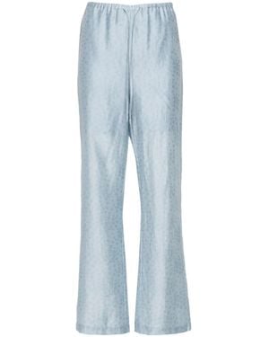 Rodebjer Lunara Straight-Leg Pants - Blue