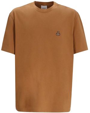 Isabel Marant Hugo Embroidered Cotton T-Shirt - Brown