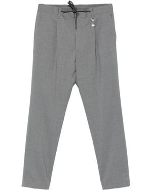 Manuel Ritz ドローストリング チャーム パンツ - グレー