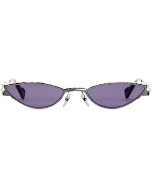 Kuboraum Gafas De Sol Con Montura Cat Eye - Blanco