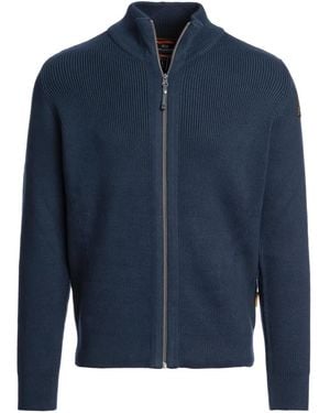 Parajumpers ジップアップ カーディガン - ブルー