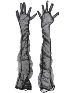 Maison Close Guantes Opera De Tul - Negro