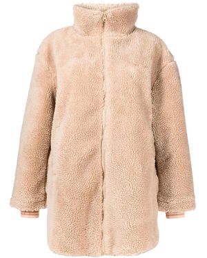 The Upside Woodford Faux-Shearling Jacket - Natural