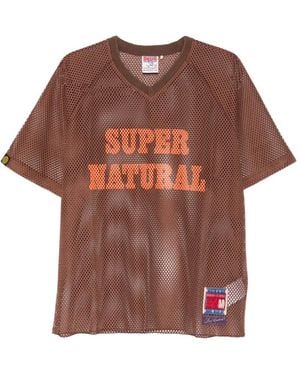 Deus Ex Machina V-Neck Graphic T-Shirt - Brown