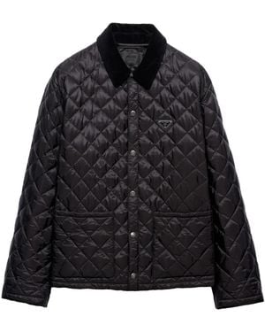 Prada Re-Nylon Quilted Jacket - Black