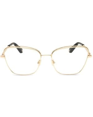 Roberto Cavalli Lunettes De Vue À Monture Papillon - Natural