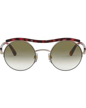 Giorgio Armani Occhiali Da Sole Tondi - Metallizzato