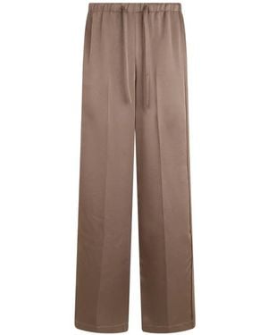 Vince Pantalon Ample À Lien De Resserrage - Brown