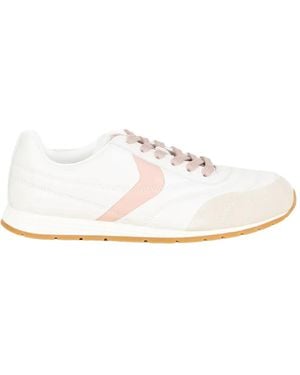 Voile Blanche Panelled Leather Trainers - White