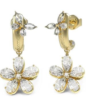 Guess Lily Drop Earrings - Metallic