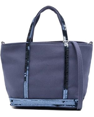 Vanessa Bruno Xs Cabas Sequin-Embellished Tote Bag - Blue
