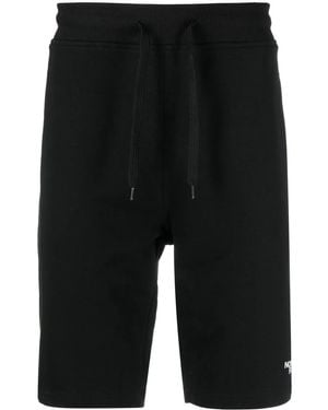 The North Face Embroidered-Logo Knee-Length Shorts - Black