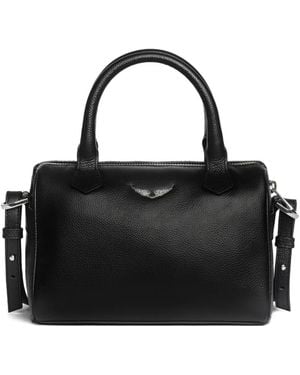 Zadig & Voltaire Xs Sunny Leather Tote Bag - Black