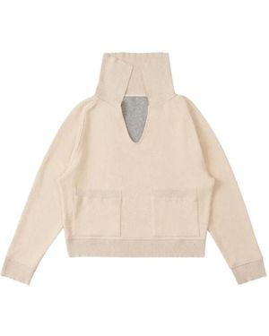 Fortela Colette Pullover Mit Taschen - Natur