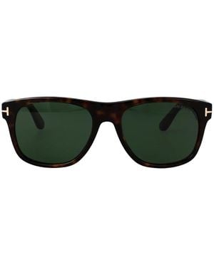 Tom Ford Acetate Square Sunglasses - Green