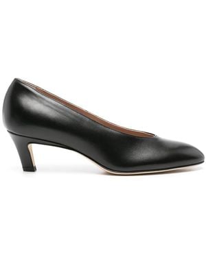 SCAROSSO Deva 50Mm Leather Pumps - Black