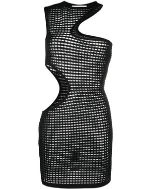 Genny Cut-Out Detail Mini Dress - Black