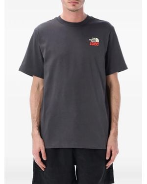 The North Face 1966 Flora Relaxed Graphic-Print T-Shirt - Grey