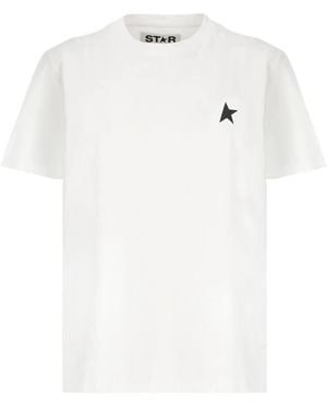 Golden Goose Star-Logo Cotton T-Shirt - White