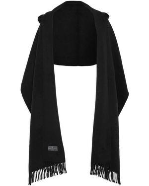 Brunello Cucinelli Hooded Scarf - Black