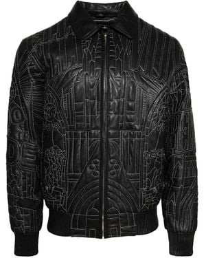 Who Decides War X Pp Cathedral Bomber Jacket - Black