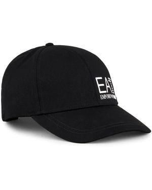Emporio Armani Gorra con logo estampado - Negro