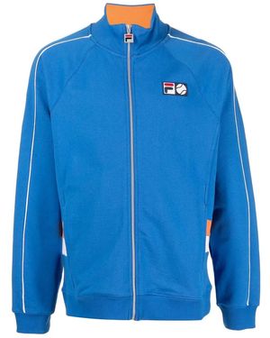 Fila ロゴパッチ スウェットシャツ - ブルー