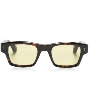 PETER AND MAY Amy Rectangle-Frame Sunglasses - Natural
