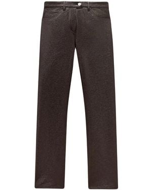 Courreges Straight-Leg Vinyl Trousers - Grey