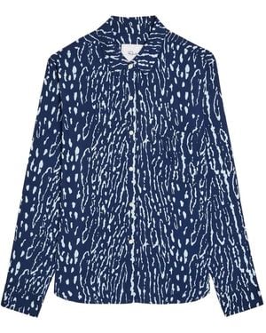 Rails Josephine Patterned Jersey Shirt - Blue