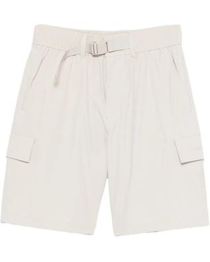 ALPHATAURI Plex Belt Cargo Shorts - White
