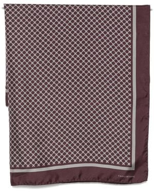 Tagliatore Seidenschal Mit Geometrischem Print - Lila