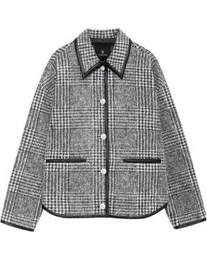 Anine Bing Geruit Jack - Grijs