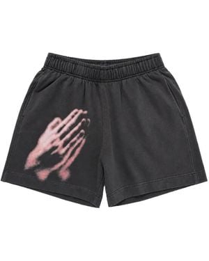 Melt Shorts Mit Grafischem Print - Schwarz