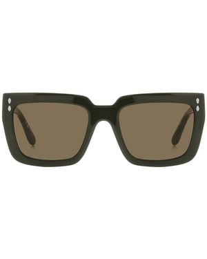 Isabel Marant Square-Frame Sunglasses - Green