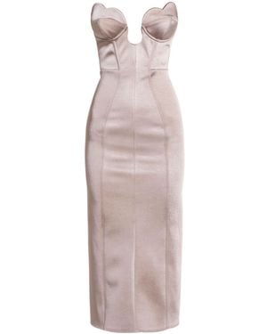 Maria Lucia Hohan Nemy Midi Dress - Natural