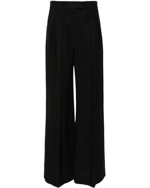 Brunello Cucinelli Wide Tailored Pants For - Black