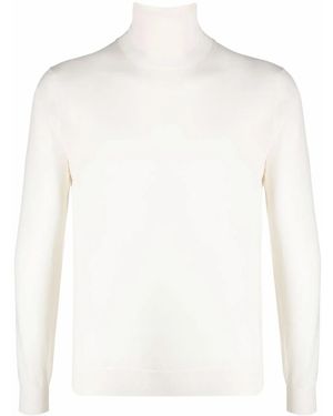 Dell'Oglio Maglione A Collo Alto - Bianco