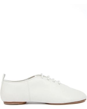 Maison Margiela Split-Toe Leather Derby Shoes - White