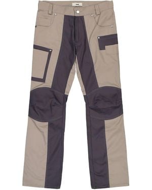 GmbH Knee-Patch Cargo Trousers - Grey