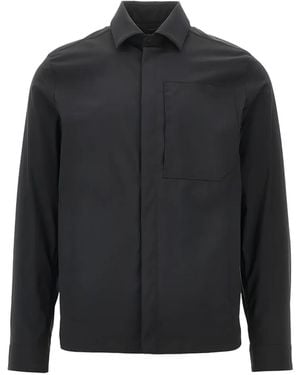 Herno Patch Overshirt - Black