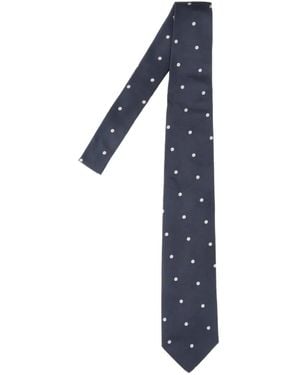 Lardini Krawatte Mit Polka Dots - Blau