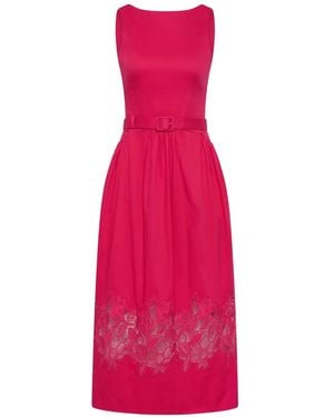 Rebecca Vallance Claribelle Midi Dress - Pink